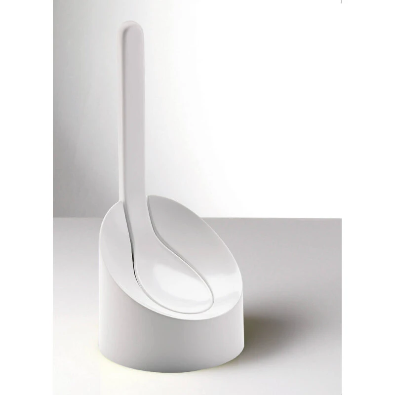 Hefe Cucciolo toiletbørste, hvid Ø15×33,5 cm