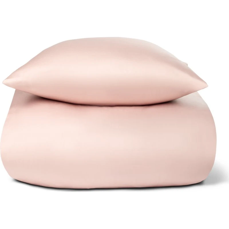 Nature By Borg Bambus sengetøj 200x220 Rosa - 100% bambus