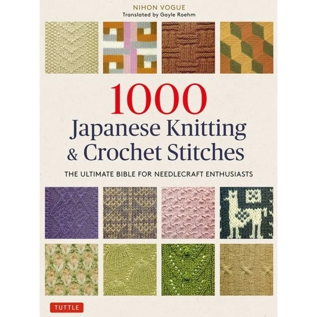 Nihon Vogue: 1000 Japanese Knitting & Crochet Stitches