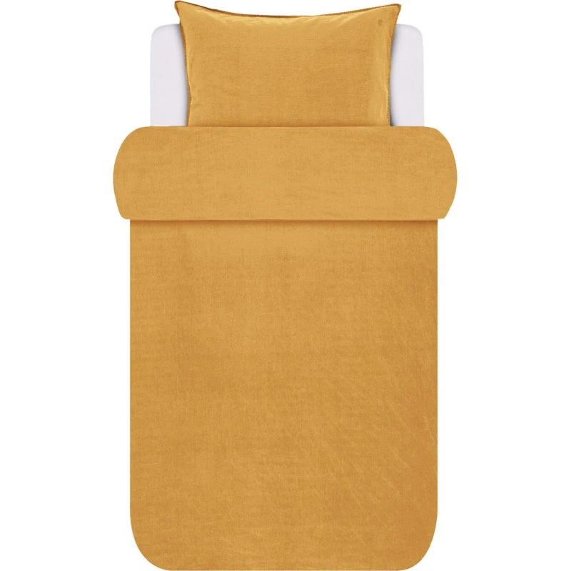 Marc O'Polo Sengetøj 140x200 Senja Golden Yellow - 100% Bomuld