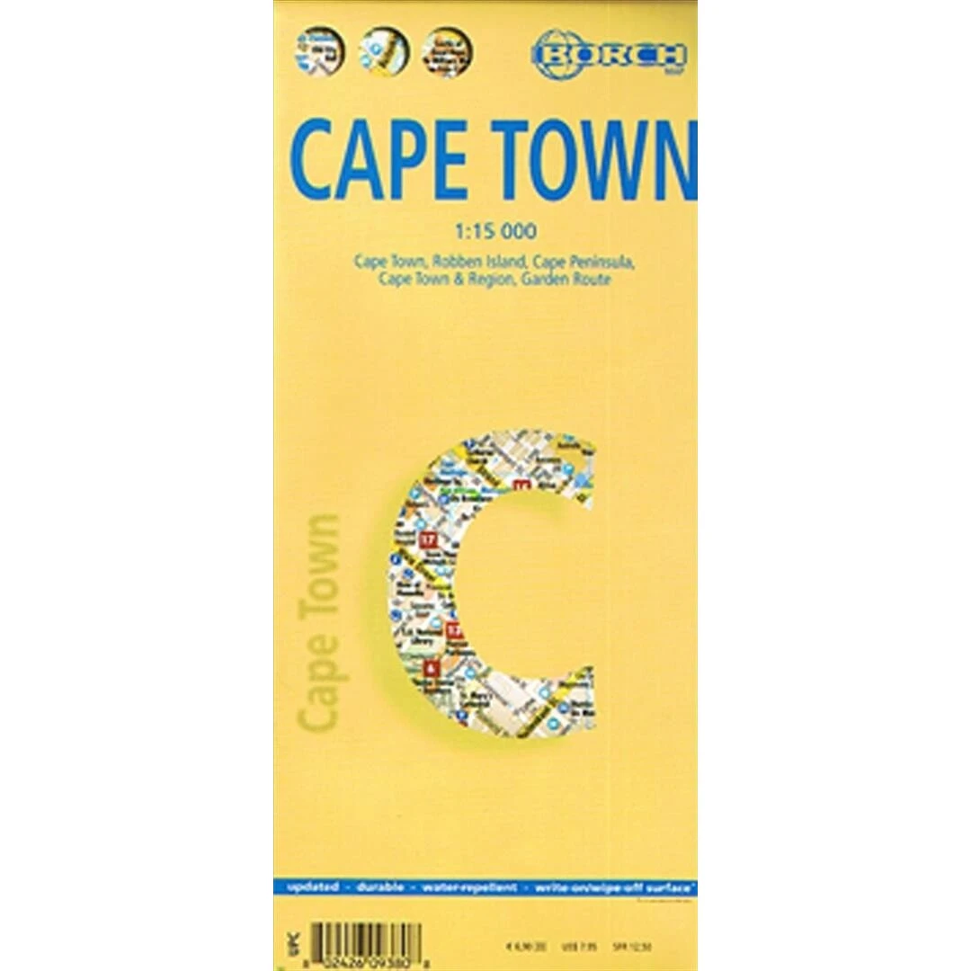 Borch Maps Cape Town - Engelsk kortbog