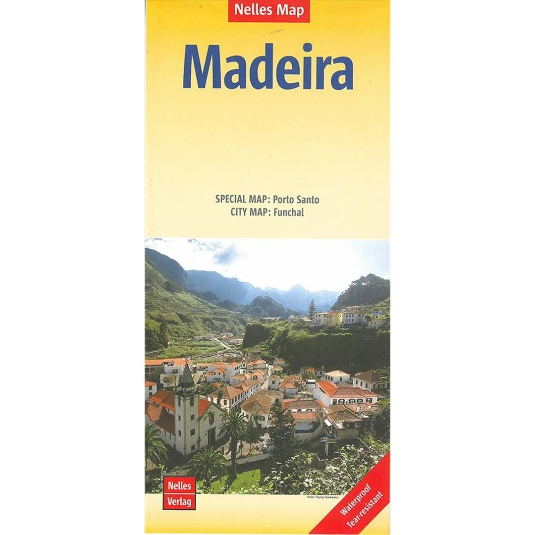 Nelles Verlag Madeira - Engelsk rejseguide og kort