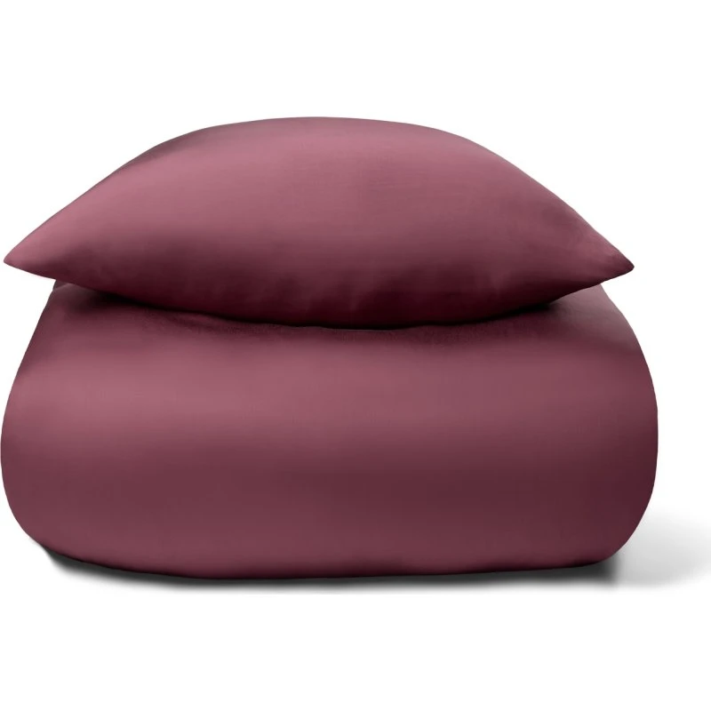 Bambus sengetøj 200x220 cm – Bordeaux (100% bambus satin)