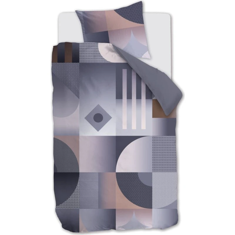 Beddinghouse Robbinson Grey økologisk sengesæt 140x220