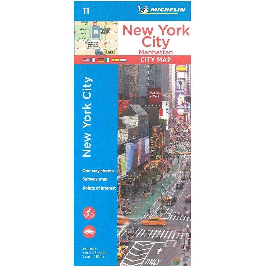 Michelin Kort - New York City & Manhattan (Engelsk)