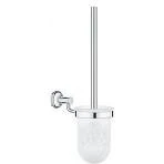 Grohe Essentials Authentic væghængt toiletbørste, krom