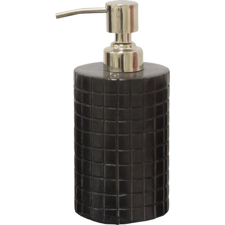 Sæbedispenser i sort sten, 18 cm – Turiform