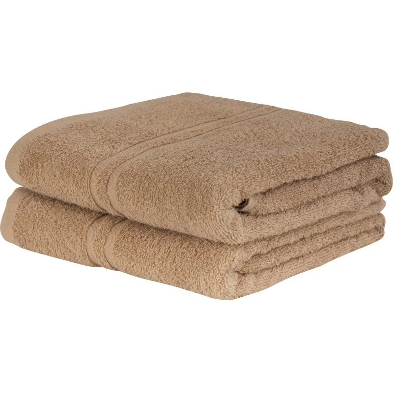 IN Style badehåndklæde 50x90 cm i natur - 420 g/m²