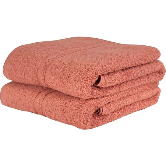 Gæstehåndklæde 30x50 cm Coral – 100% blød bomuld