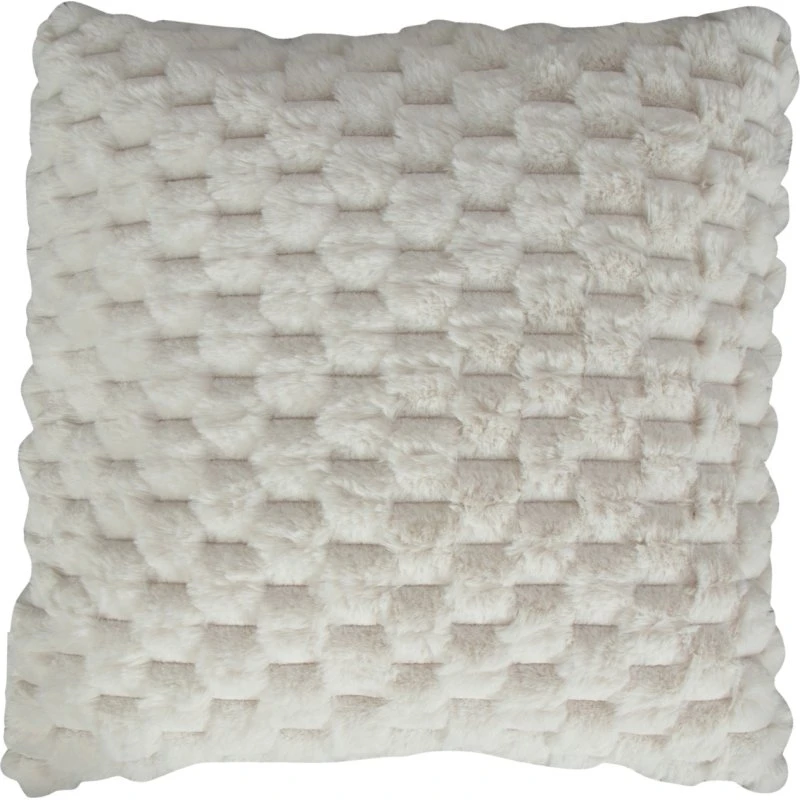 Nordstrand Home Pyntepude 45x45 cm - Hvid faux fur