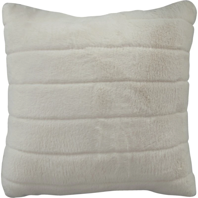 Nordstrand Home Pyntepude 45x45 cm – Hvid faux fur