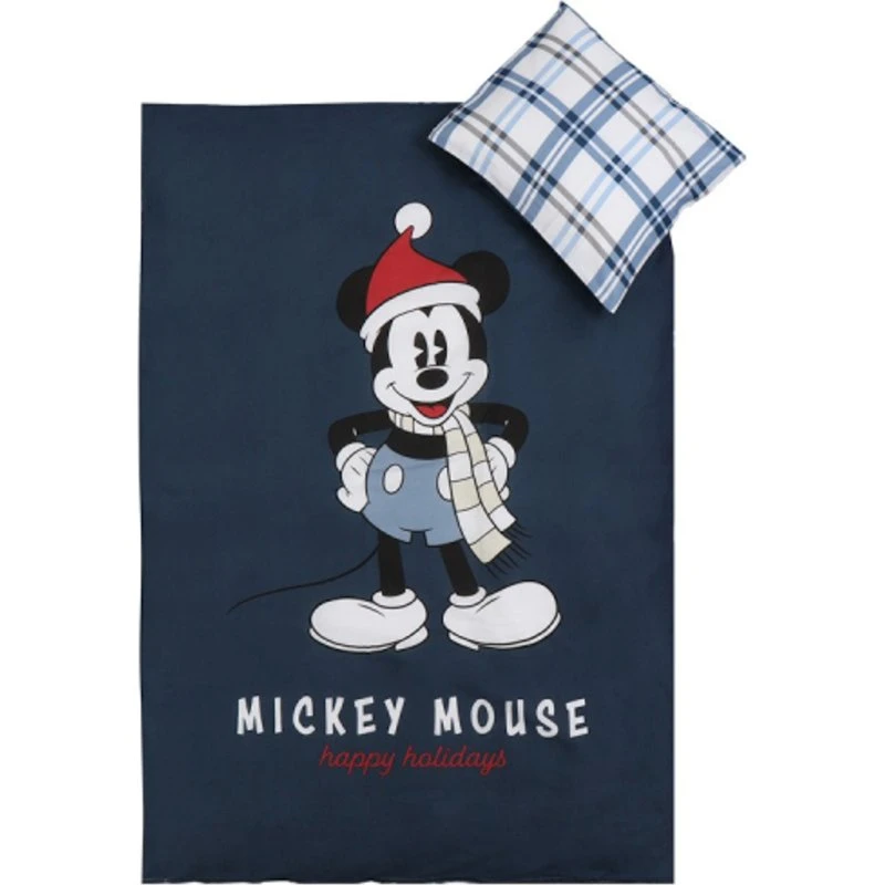 Mickey Mouse Julesengetøj Junior 100x140 cm – 100% bomuld