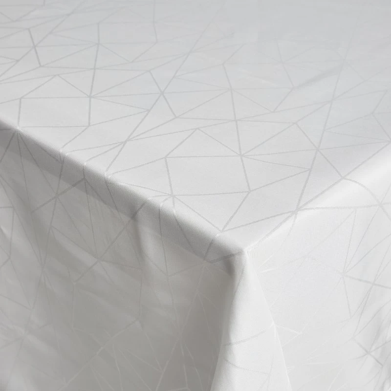 Damask borddug 140x320 cm, hvid - Nordstrand Home