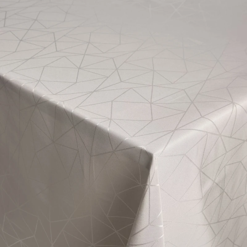 Nordstrand Home damask borddug 140x240 cm – sand