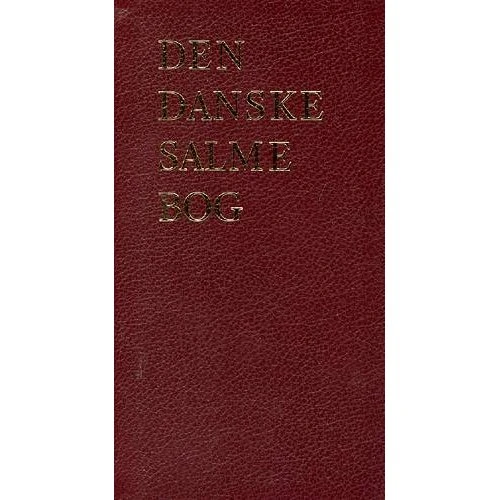 Den Danske Salmebog - Luksus rød med guldtryk