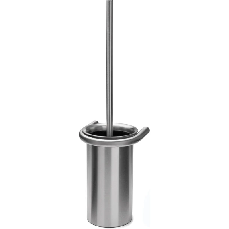 d line Toiletbørsteholder i børstet rustfrit stål med antracitgrå børste