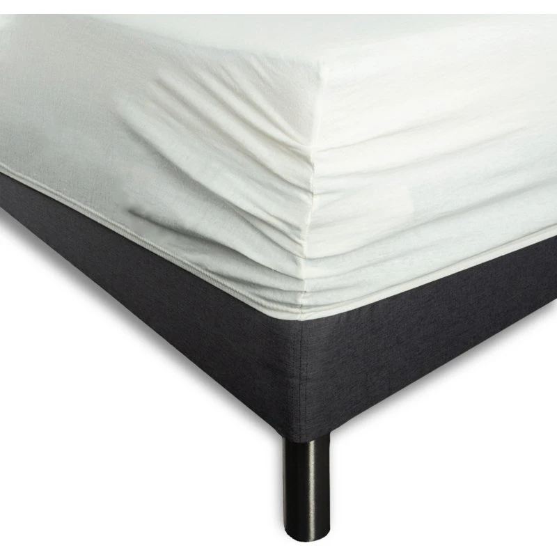 Stræklagen 140x200x35/45 cm - Hvid jerseylagen