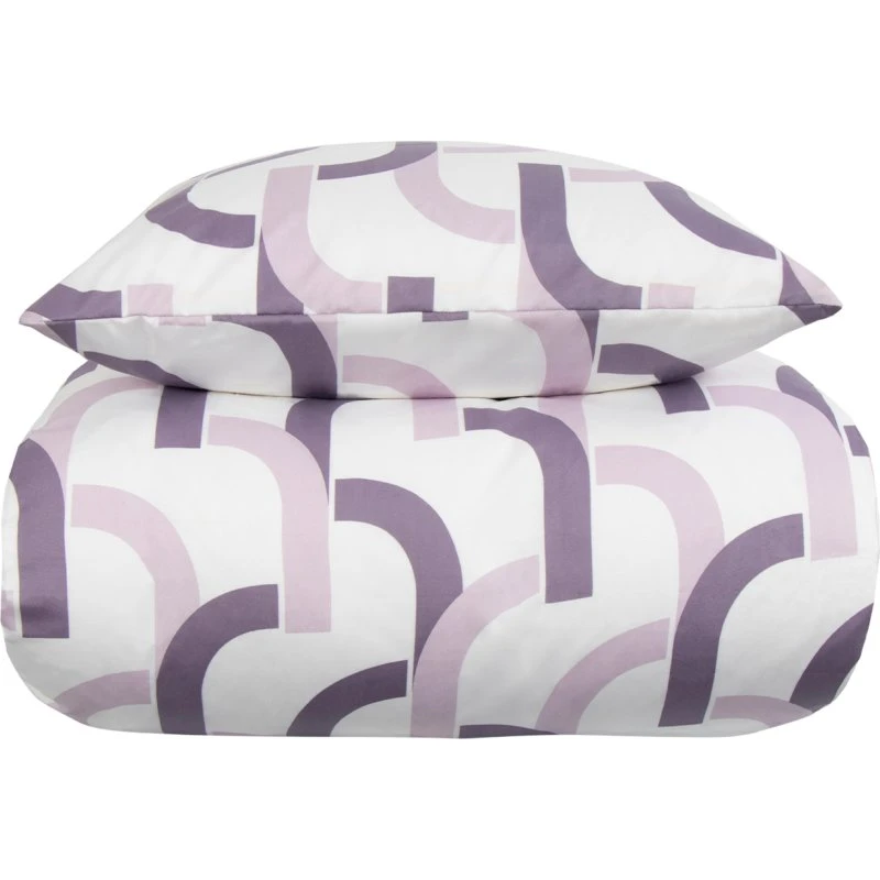 IN Style Clips sengetøj 140x220 cm - lilla mikrofiber