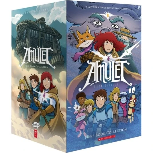 Graphix Amulet Box Set 1-9 af Kazu Kibuishi