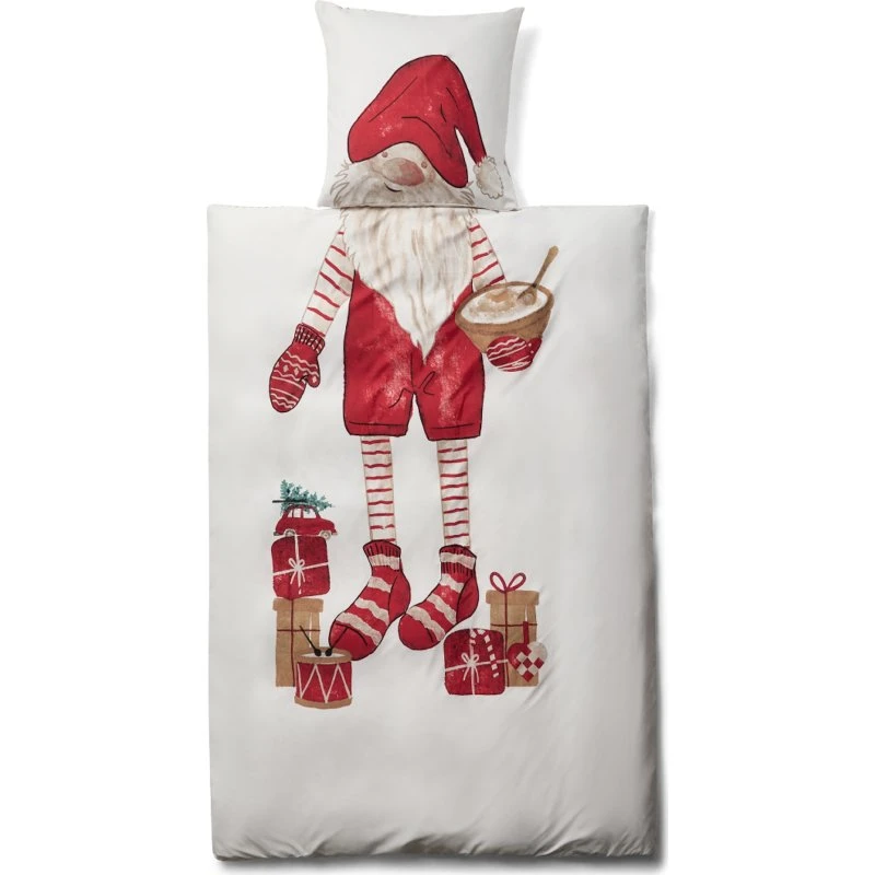 IN Style jule sengetøj 140x200 cm – vendbart med julefar