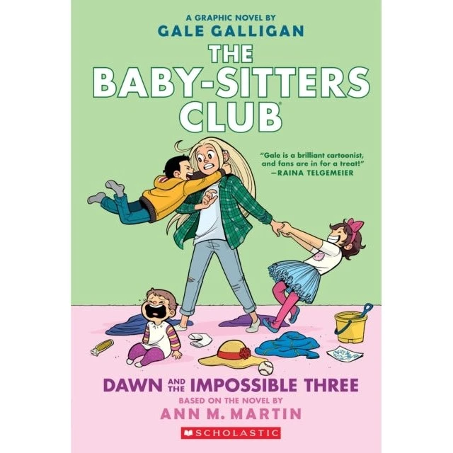 Dawn and the Impossible Three: A Graphic Novel (The Baby-Sitters Club #5)