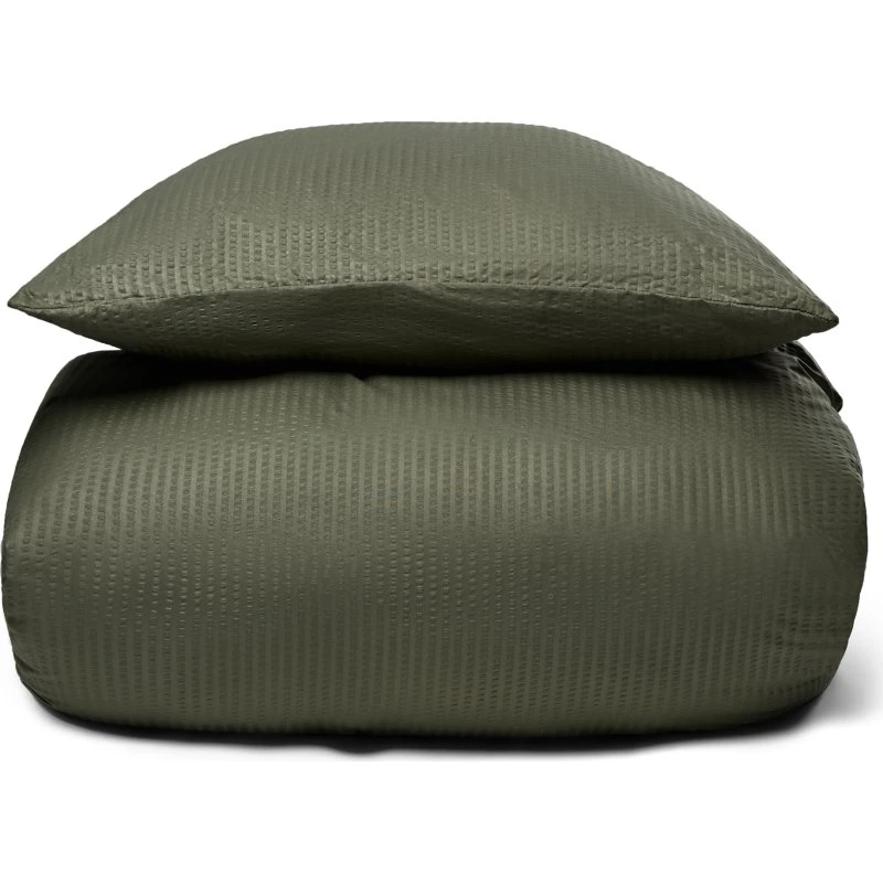 Bæk & Bølge dobbelt sengetøj 200x220 cm - grøn microfiber