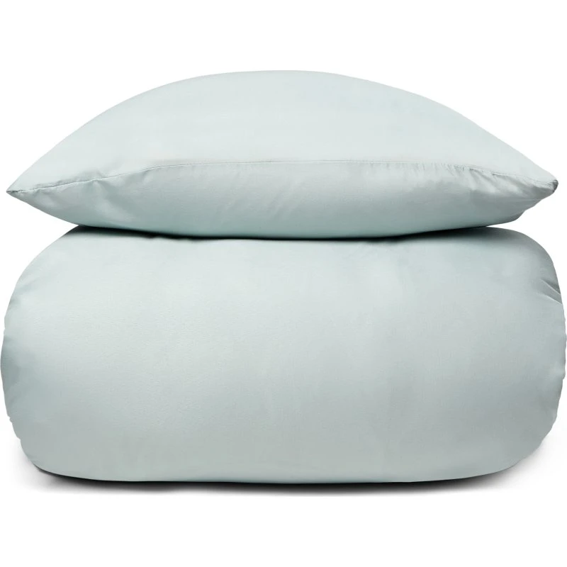 IN Style Microfiber sengesæt 140x220 - Ensfarvet grøn