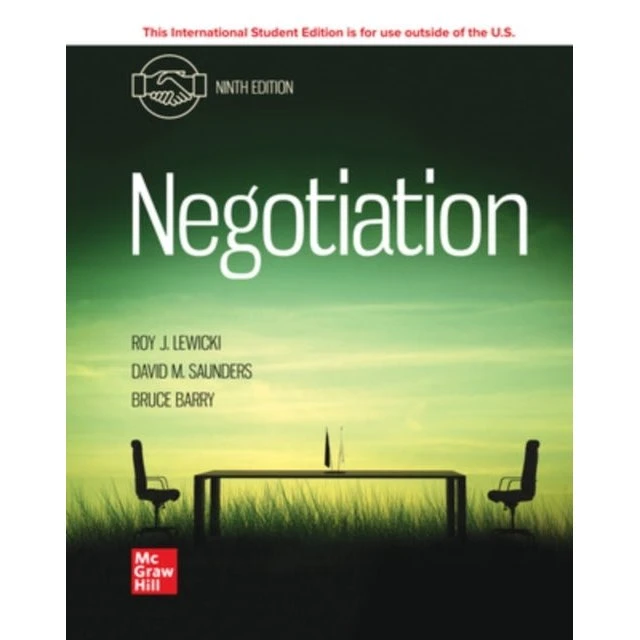 Negotiation 9e - Roy J. Lewicki, David M. Saunders & Bruce Barry