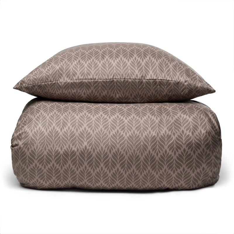 IN Style kingsize sengetøj 240x220 cm - Mønstret brun microfiber