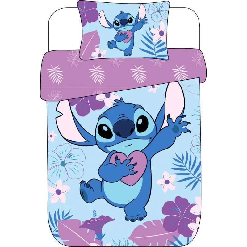 Stitch sengetøj 140x200 cm – 100% bomuld