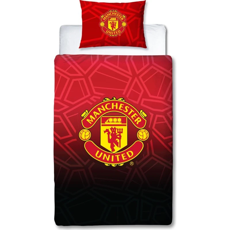 Manchester United sengetøj 140x200 cm – 100% bomuld, vendbar