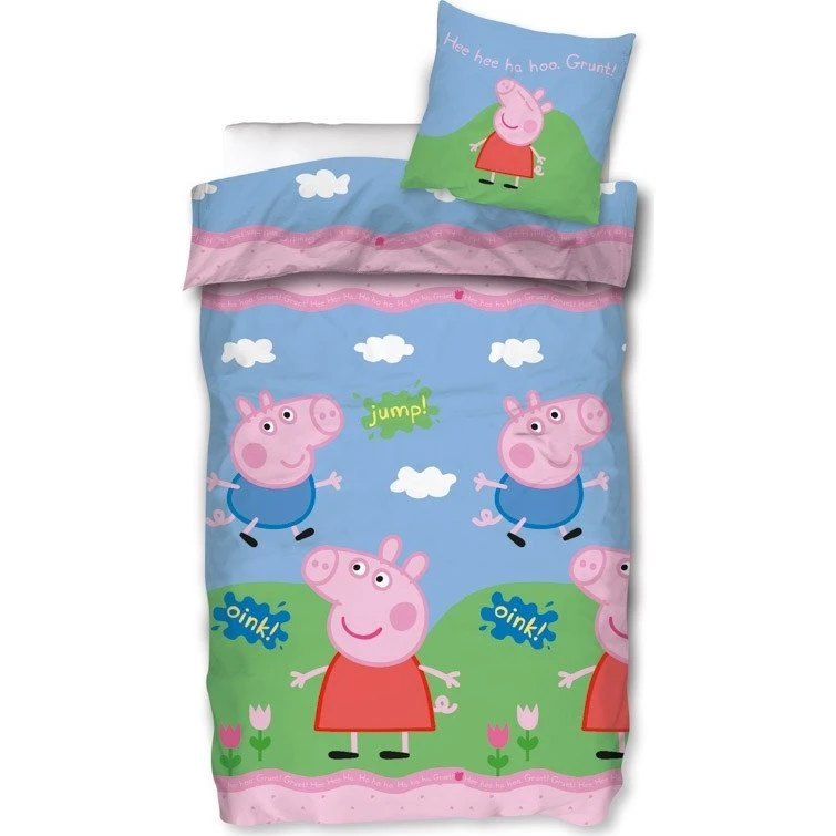 Gurli Gris junior sengetøj 100x140 cm - 100% bomuld