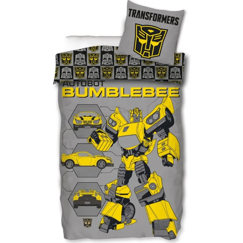 Transformers Bumblebee Sengetøj 150x210 cm - 100% bomuld