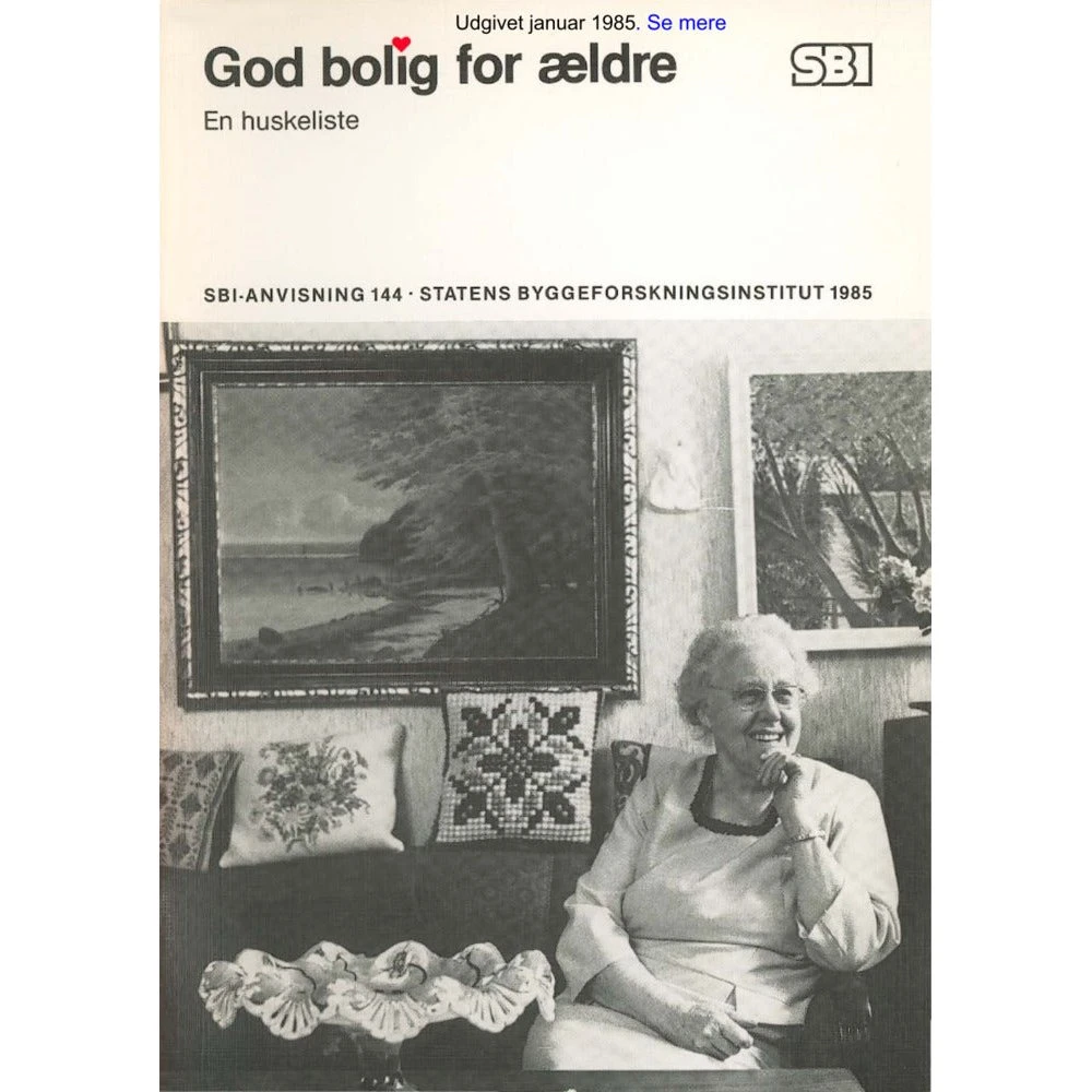 Anvisning 144: God bolig for ældre - SBI Anvisninger