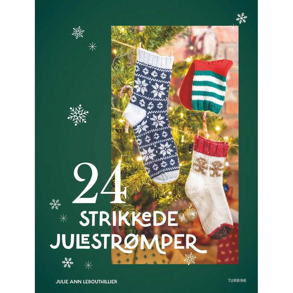 24 strikkede julestrømper - Julie Ann Lebouthillier