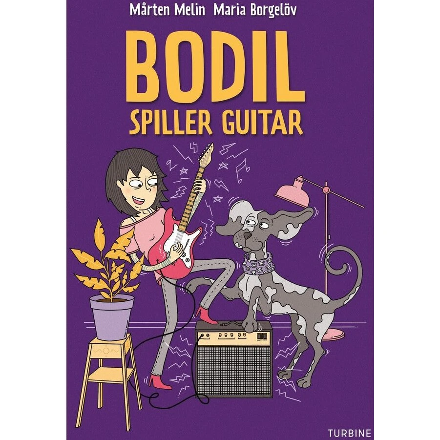 Bodils spiller guitar - Mårten Melin - Letlæsningsbog