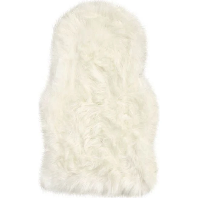 Imiteret lammeskind 60x95 cm – Hvid (Akryl/Polyester)