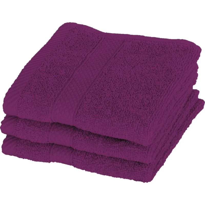 Egeria vaskeklud 30x30 cm Diamant - Lilla, 100% bomuld