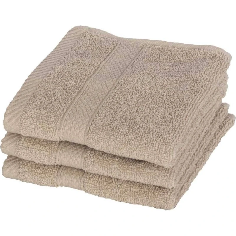 Egeria Vaskeklud 30x30 cm Diamant – Sand, 100% Bomuld