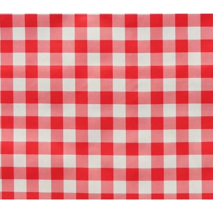 Rødternet voksdug rulle 140 cm x 20 m - skridsikker