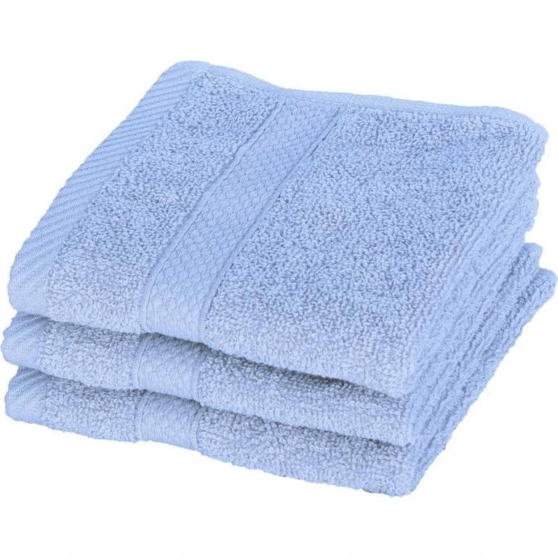 Egeria vaskeklud 30x30 cm Diamant - Lyseblå