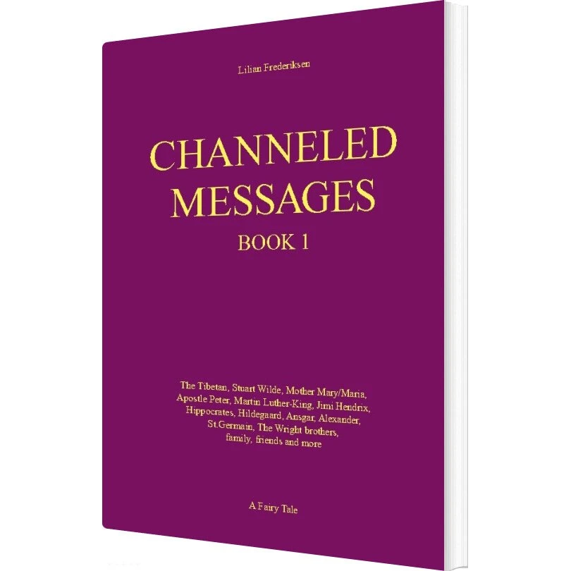 Lilian Frederiksen: Channeled Messages - Engelsk bog