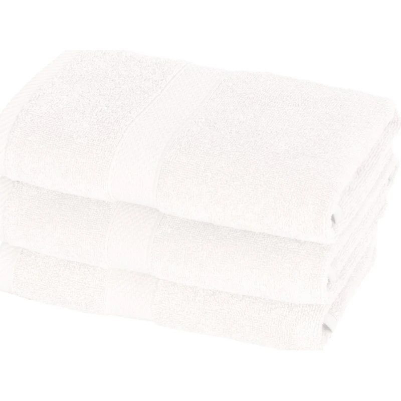 Egeria diamant badehåndklæde 50x100 cm, 500 g/m² (hvid)