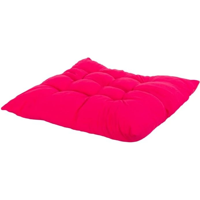 Stolehynde 35x35x6 cm – Pink blød havehynde