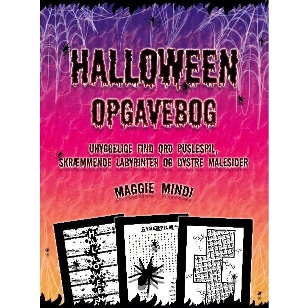 Maggie Mindi Halloween Opgavebog