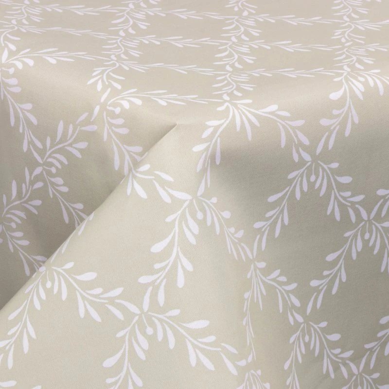 Tekstil voksdug Leaf Wreath 140 cm x 30 m - Akrylbelægget