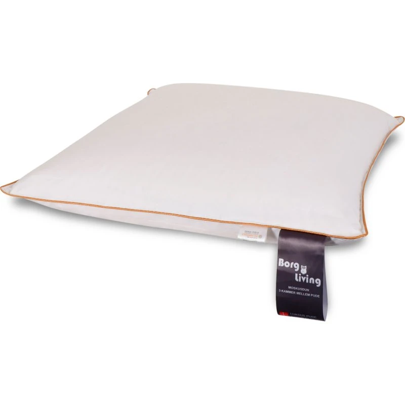 Borg Living 3-kammer moskusdun pude 50x60 cm