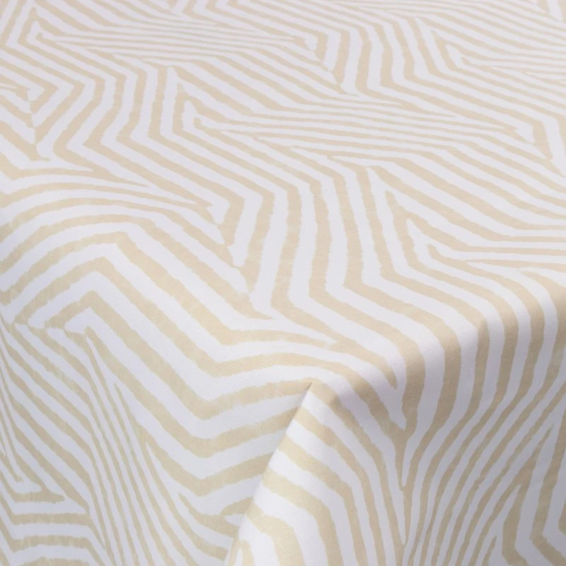 Tekstil voksdug 140 cm – stribet med akrylbelægning (på mål)