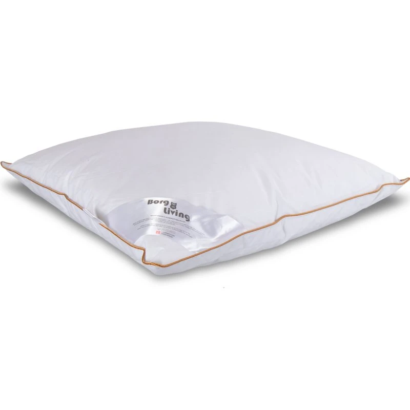 Borg Living moskusdun hovedpude 60x63 cm – Høj 3-kammer