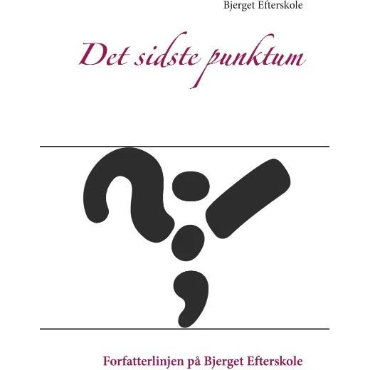 Det sidste punktum - Skønlitterær roman